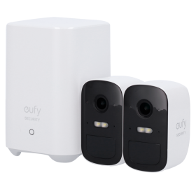 EUFY KIT 2 Kabellose Kameras mit 2 MP, WLAN, KI und 7 m...