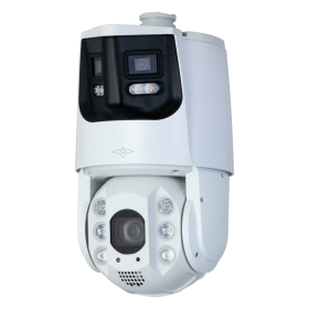 4 MP IP PTZ + 4 MP Doppelpanorama Kamera X-SECURITY mit...