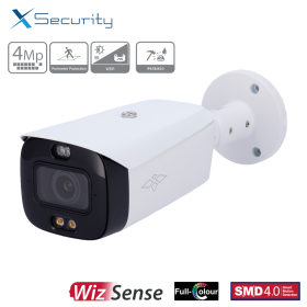 4 MP IP Bullet-Kamera X-Security mit KI, 2-Weg-Audio,...